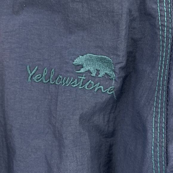 Vintage Gear For Sports Yellowstone Park Embroidered Windbreaker Jacket Small - Picture 2 of 7